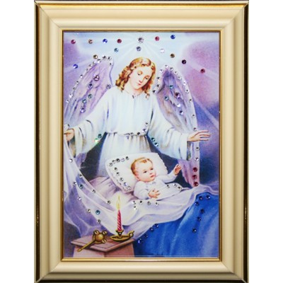 Картина Swarovski "Ангел-Защитник малая"