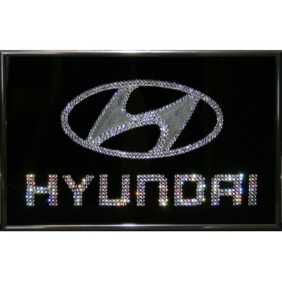 Картина с кристалами Сваровски "Hyundai"