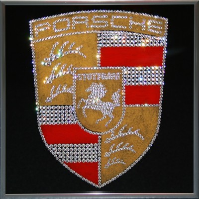 Картина с кристалами Сваровски " Porsche"