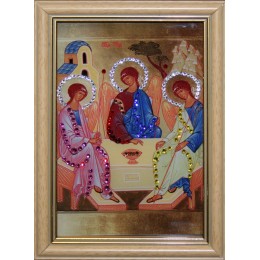 Икона Сваровски " Святой Троицы малая"