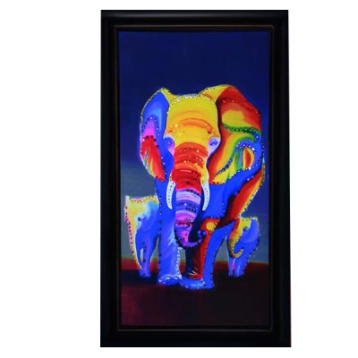Картина Swarovski "Слоны 1"