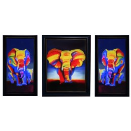 Картина Сваровски "Слоны Триплекс"