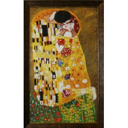 Картина с кристалами Сваровски "Поцелуй Климт"