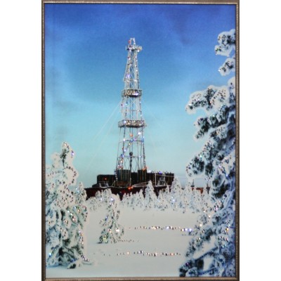 Картина Сваровски "Нефтяная вышка"