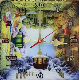 Часы с кристаллами Swarovski "Времена года"