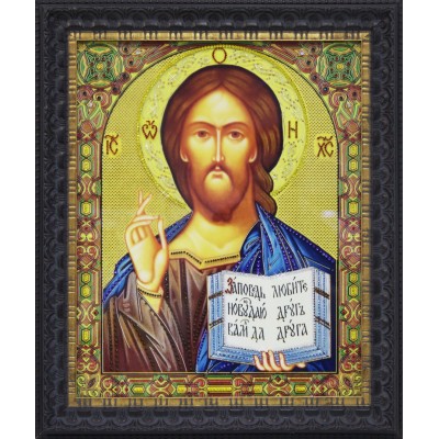 Икона Swarovski " Христос Спаситель большая"