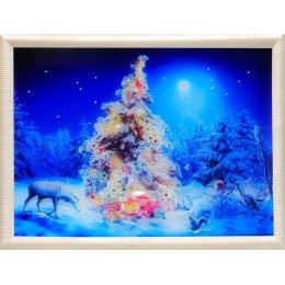 Картина Swarovski "Рождественский лес"