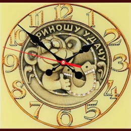 Часы с кристаллами Swarovski "Удачное время"