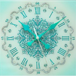 Часы с кристаллами Swarovski "Снежинка"