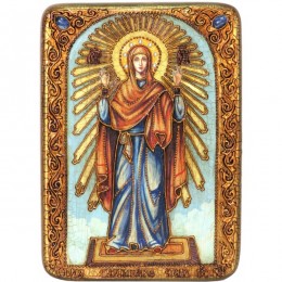 Икона подарочная Образ Божией Матери "Нерушимая Стена"