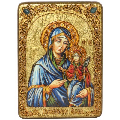 Подарочная икона "Святая праведная Анна, мать Пресвятой Богородицы"