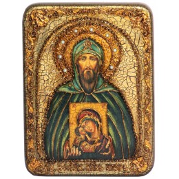 Подарочная икона "Святой Благоверный великий князь Игорь" полу-аналойного размера
