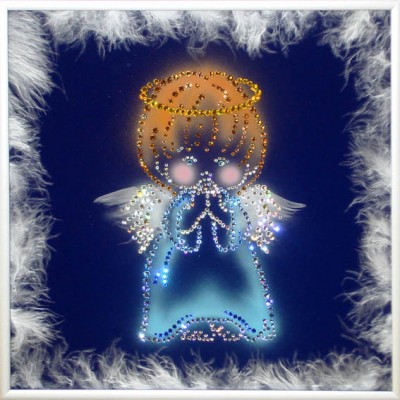Картина Swarovski "Ангел-хранитель"