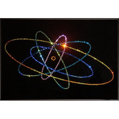 Картина с кристалами Сваровски "Атом большой"