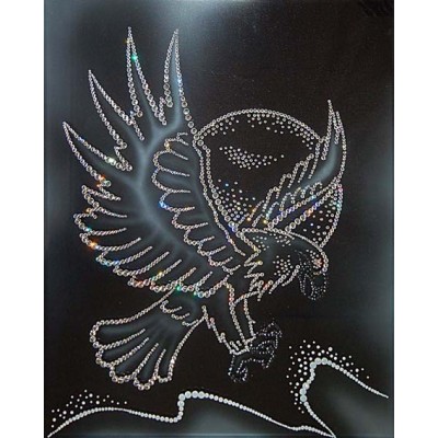 Картина с кристалами Swarovski "Белый орел"
