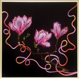 Картина с кристалами Swarovski "Цветок любви"