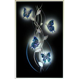 Картина с кристалами Swarovski "Дыхание ночи"