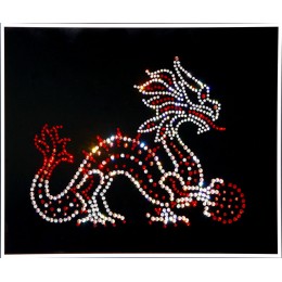 Картина с кристалами Swarovski "Дракон с шаром"