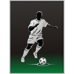 Картина с кристалами Swarovski "Футболист"