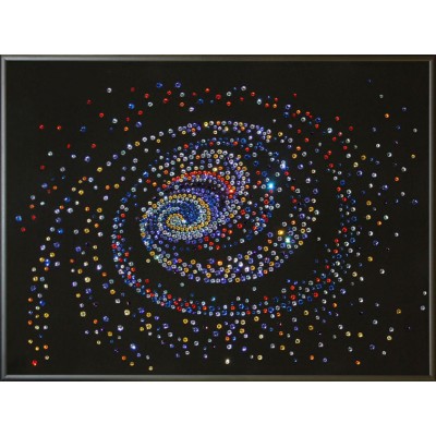Картина с кристалами Swarovski "Галактика "