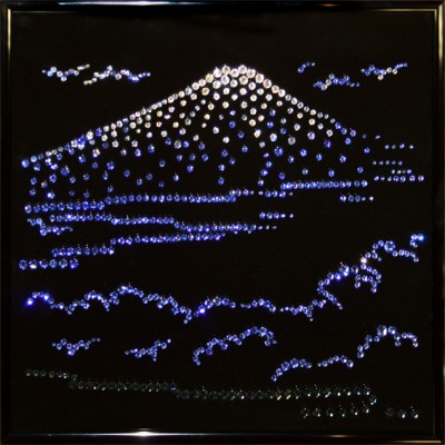 Картина с кристалами Сваровски "Гора Фудзи"
