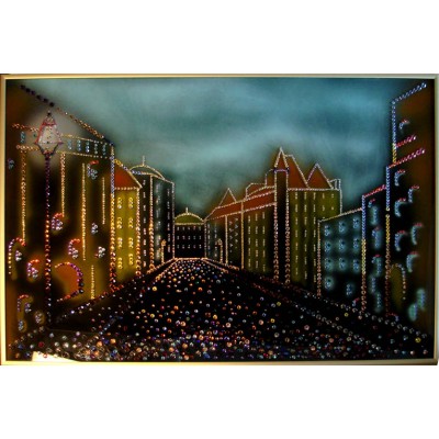 Картина с кристалами Swarovski "Город старый"