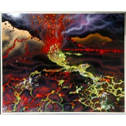Картина Сваровски "Извержение вулкана"