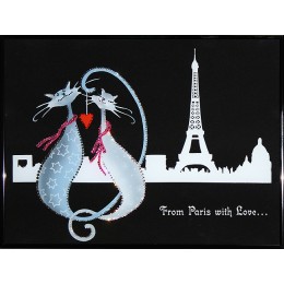 Картина Сваровски "Из Парижа с любовью"