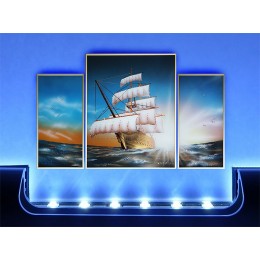 Картина с кристалами Сваровски "Композиция "Морской круиз""