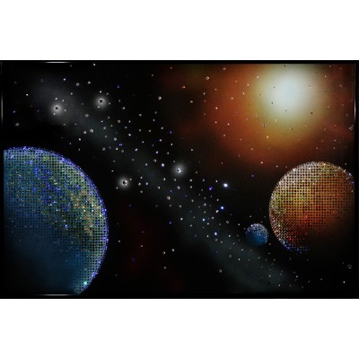 Картина с кристалами Swarovski "Космос"