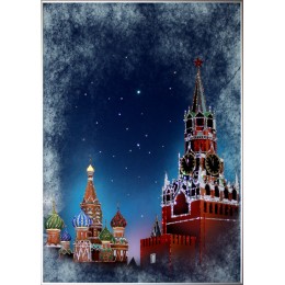 Картина с кристалами Swarovski "Красная площадь"