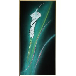 Картина с кристалами Swarovski "Калла 3"