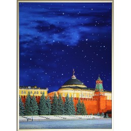 Картина с кристалами Сваровски "Красная площадь-3"