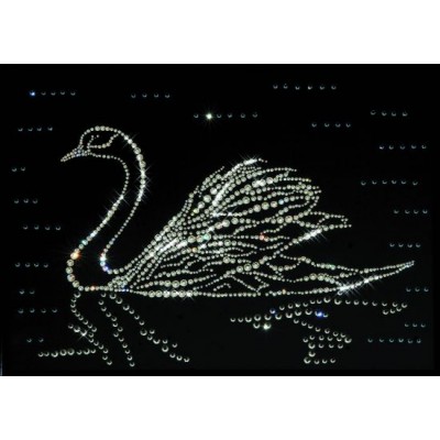 Картина Swarovski "Лебедь"