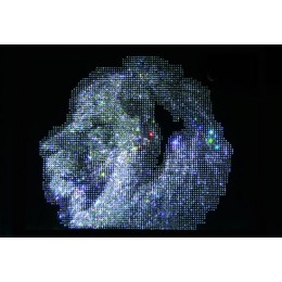 Картина с кристалами Swarovski "Лев большой"
