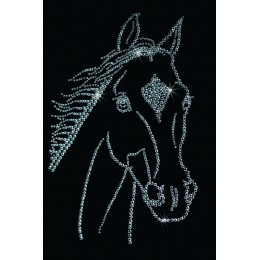 Картина с кристалами Swarovski "Лошадь"