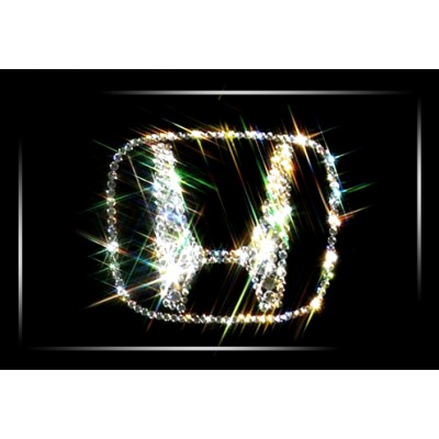 Картина с кристалами Сваровски "Логотип Honda"
