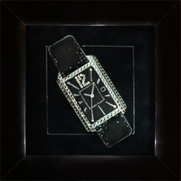 Картина с кристалами Сваровски "Мужской стиль- часы"