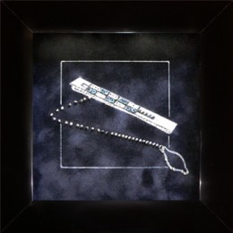 Картина с кристалами Сваровски "Муж. стиль- зажим для галстука"