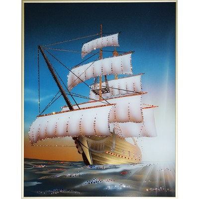 Картина с кристалами Swarovski "Морской круиз-2"