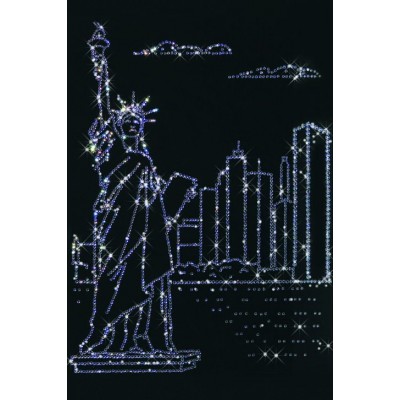 Картина с кристалами Сваровски "Нью-Йорк"