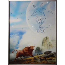 Картина с кристалами Сваровски "Небесный телец"