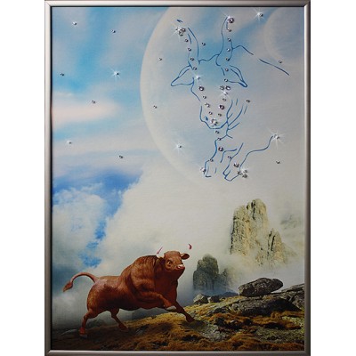 Картина с кристалами Сваровски "Небесный телец"