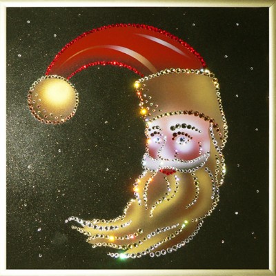 Картина с кристалами Swarovski "Новогодний месяц"