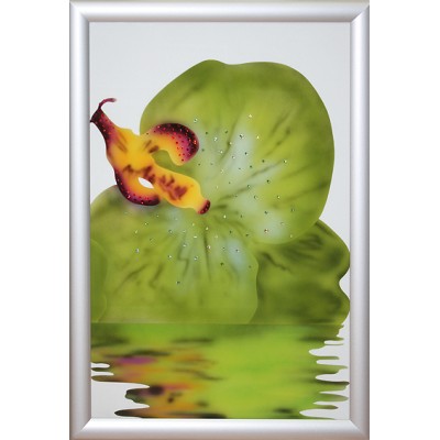 Картина Swarovski "Орхидея -5"