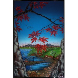 Картина Swarovski "Пейзаж с кленами"