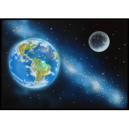 Картина с кристалами Swarovski "Планета Земля"