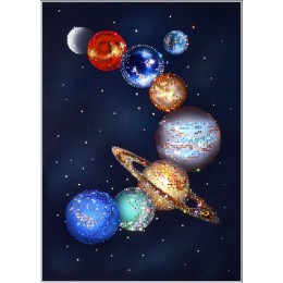Картина Сваровски "Парад планет"