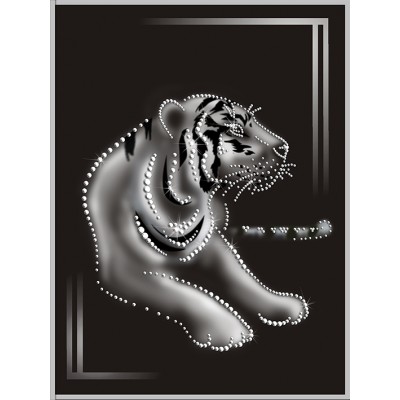 Картина Swarovski "По следам тигра "