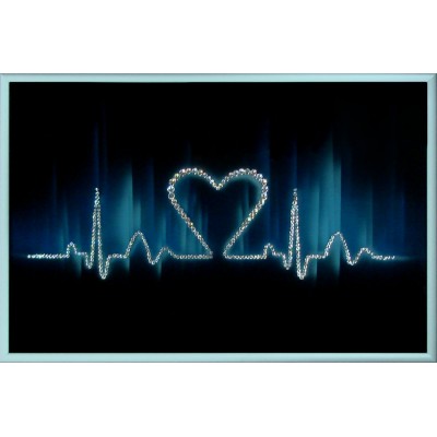 Картина с кристалами Swarovski "Ритм сердца"